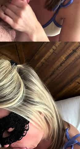 Blonde amateur milf does anal on pov camera 11