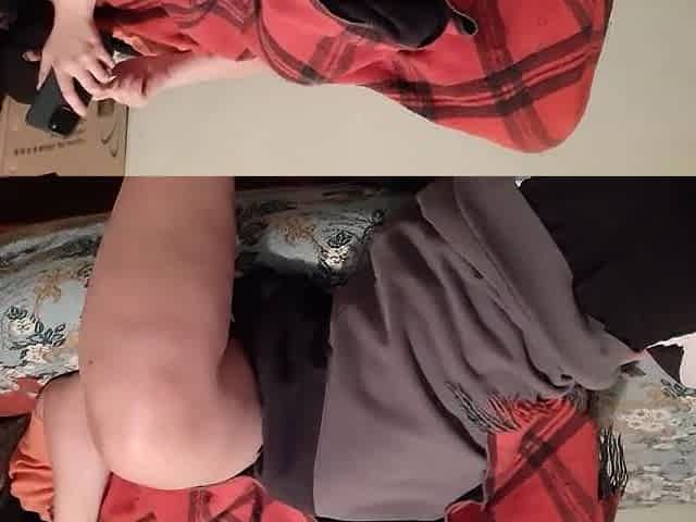 My shy girlfriend crawled below the covers and woke me up with carpet munch