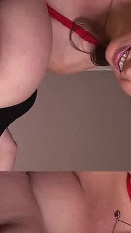 Two lesbian milfs eat and lick each other's pussy