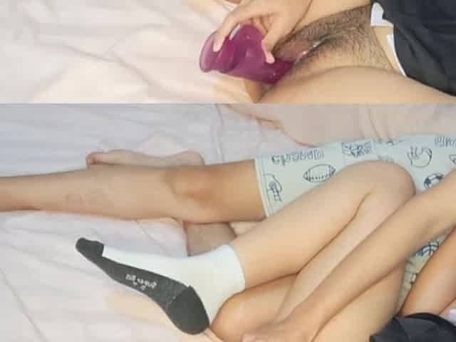 Let Your Girlfriend Help You Put a Dildo in Pussy