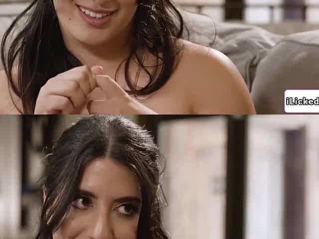 Big tits lesbian babe facesitting busty arab delivery crew