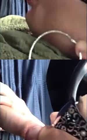 Big-Titted Italian Amateur Gives Roadhead