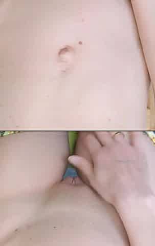 Shaving My Pussy for the Beach