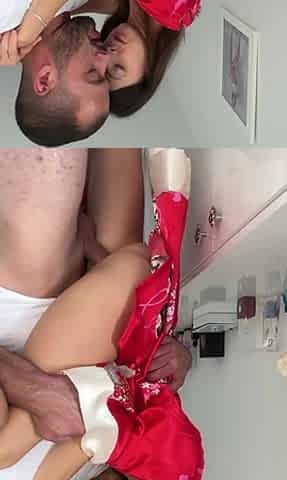 Standing Fuck and Huge Cumshot for Gina Gerson Part 2