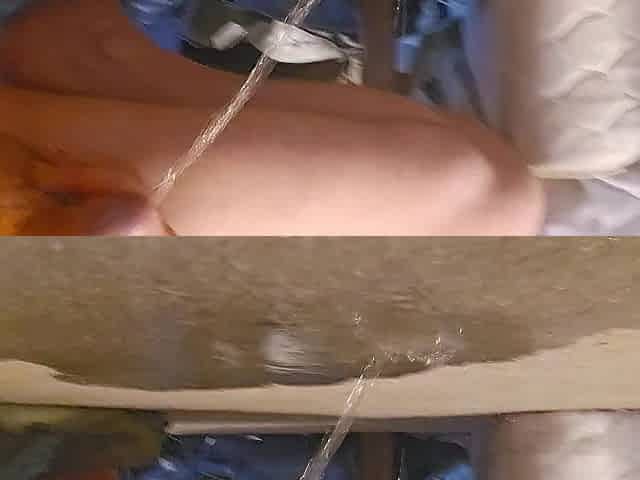 Pissing on the floor afresh. Pt two