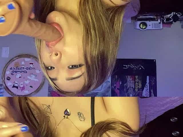 Amateur redhead poses and masturbates with toys