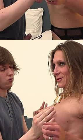 Nerdy Student with Big Cock Fucks Busty MILF 6688 3