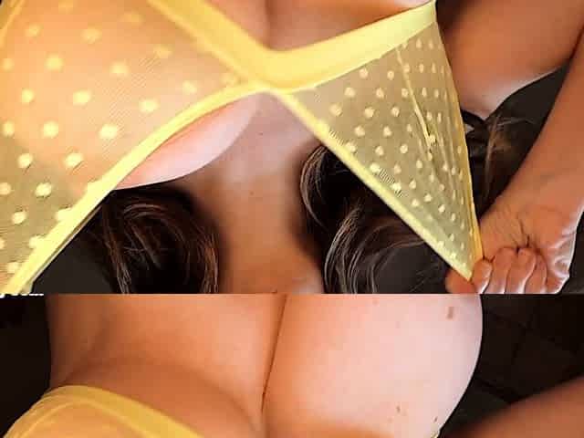 Big boobs milf masturbates with her dildo