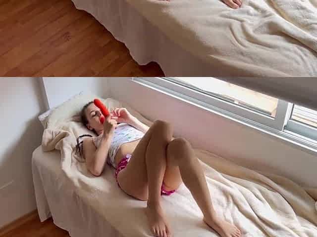 stepbrother caught me masturbating and drilled me to climax