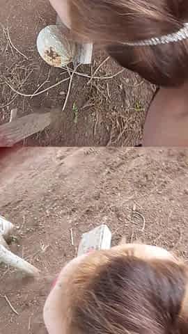 Sucking on a Dick.