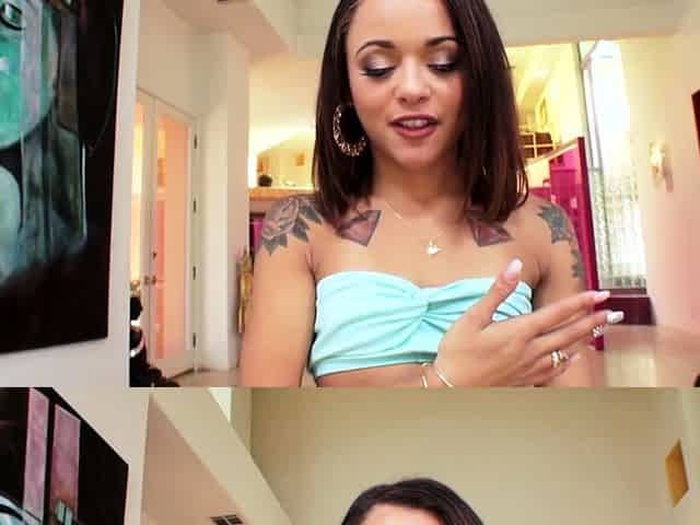Hot secretary hardcore threesome fuck and double penetration