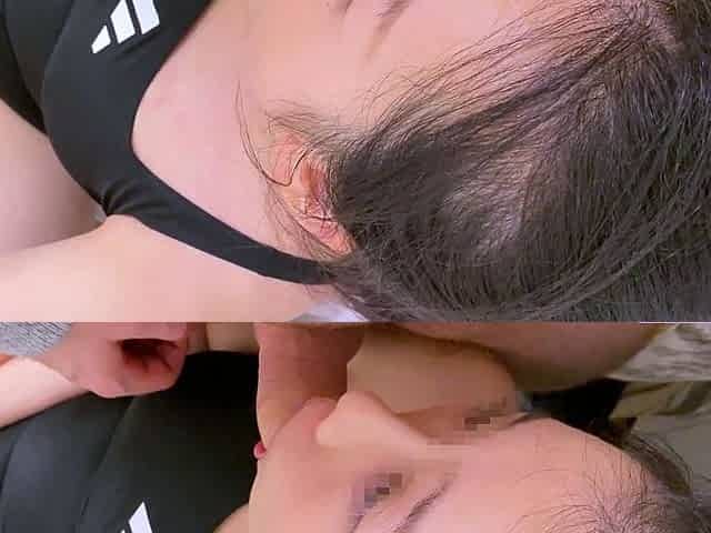 Cute Asian in Swimsuit Squirts While Sucking Cock
