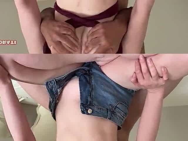 Oriental Large Bazookas Step Sister likes to get Spunk flow