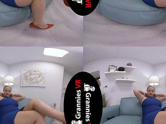 Lady Pinkdot; Big Tits GILF with Shaved Pussy - SexLikeReal