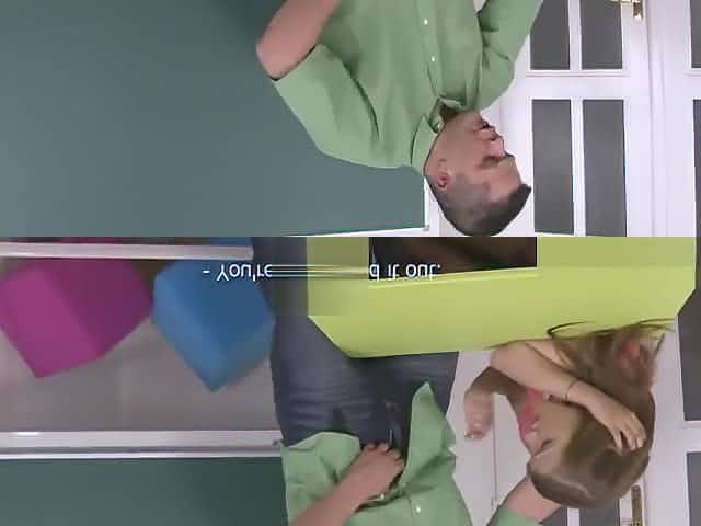 Teach That Bitch - Ripped up and fucked in a classroom