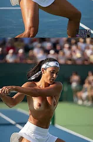 AI generated tennis