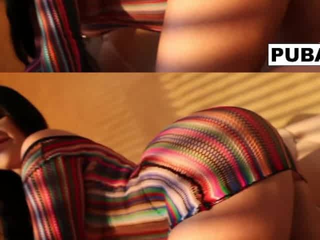 PUBA : Sexy big booty Trina takes on a gaint BBC!