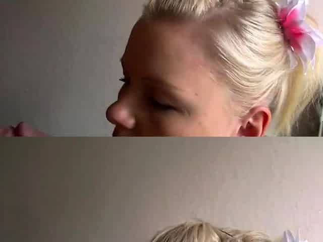 Blonde bimbo endures hardcore hard anal