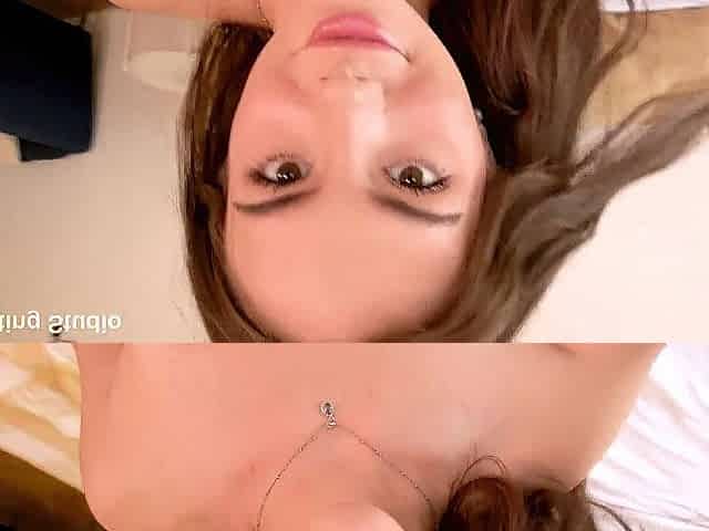 Youthful gal gets one mana bukkake from large rod in casting