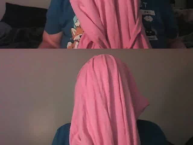 Online Girlfriend Part two - Showing Off a Petite Pink Costume