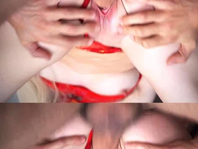 Blonde teen blowjob and fuck