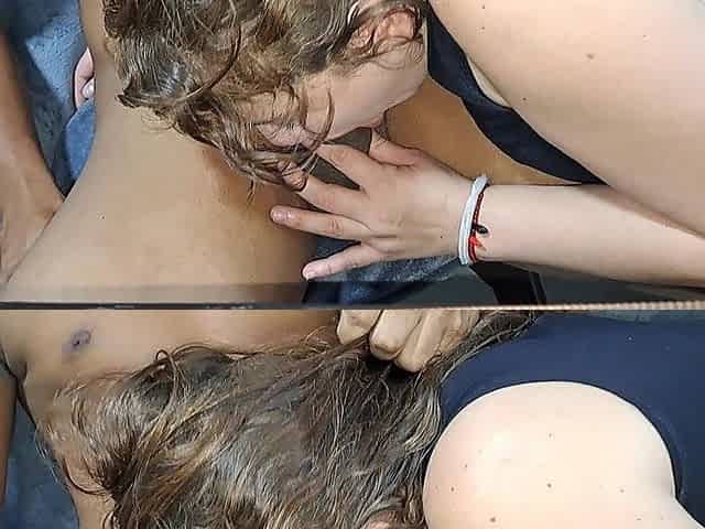I Interrupt My Stepbrother's Work to Give Him a Delicious Blowjob
