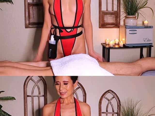 Coco Scorpio s Oily Handjob Spa Surprise