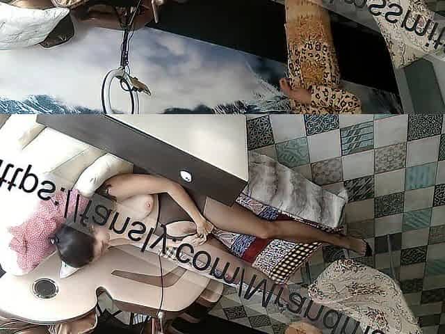 Previous to this guy could begin licking vagina, a neighbour knocked on the window and asked for a match