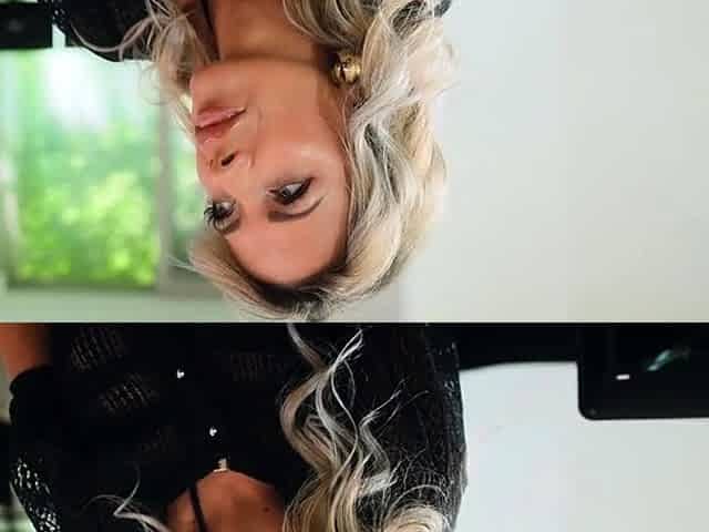 Blonde MILF Shalina Devine Seduces in Lingerie for Intense