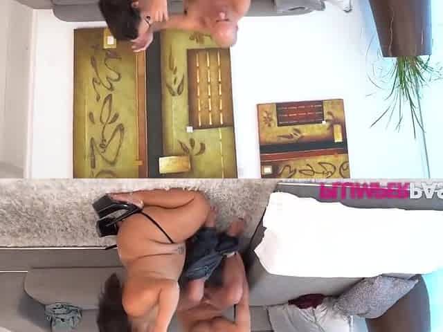 Amber Kush - Big White Cock In Amber