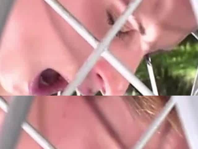 Dark-haired vixen ignites wild passion on outdoor swing