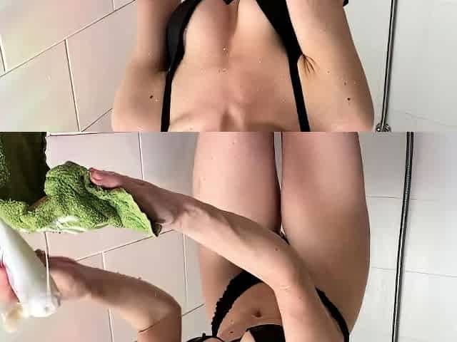 StrangeAngelxx - Showering in Bra and Panties