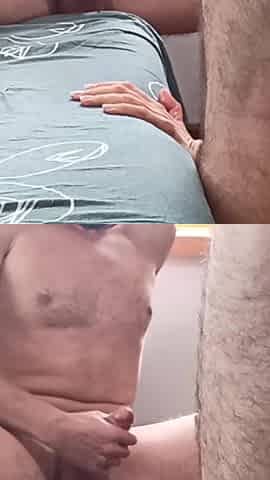 Wife Gives Double Blowjob to Guest and Husband. Threesome. Full Scene. Ep 22633