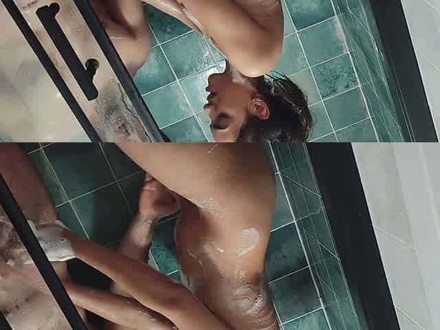 Glasschord Soap Shower Massage Mesmerizing Frottage Assjob