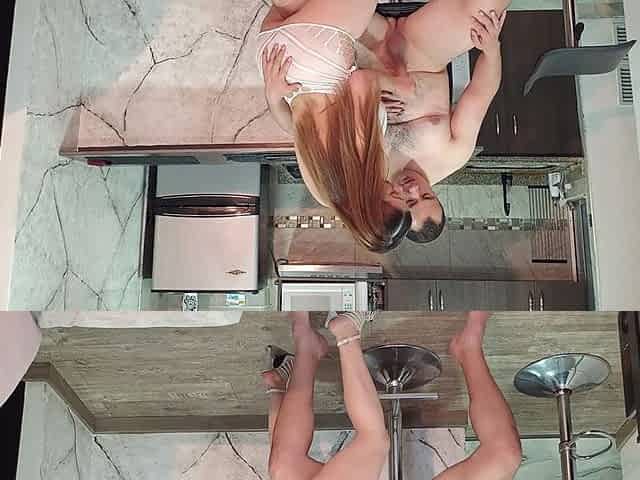 MILF Latina Hot in Lingerie Sucks Penis, Rides, Doggy Style and Ends Oral