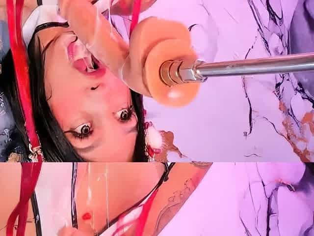 Busty amateur GF webcam solo
