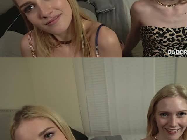 Lovely babe Mazzy Grace gets bent over for sensual doggy during FFM