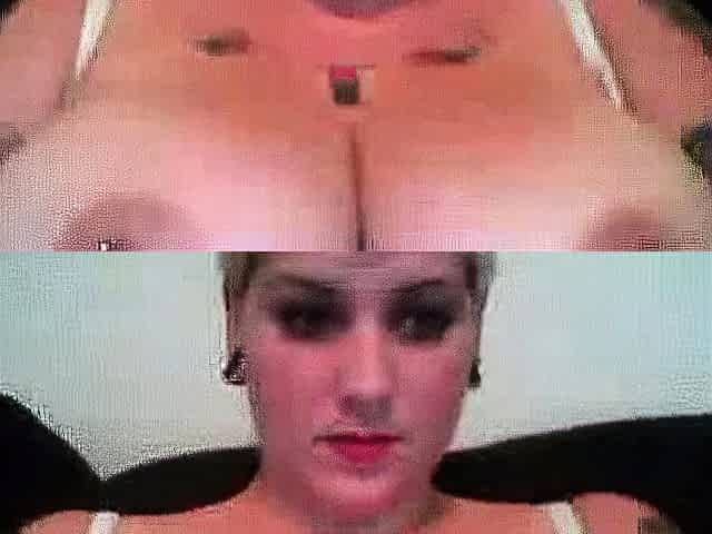 Big-Titted Blonde BBW Snow Bunny on Webcam