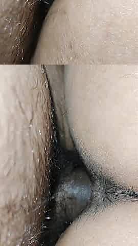 Putting large jock I'm my snatch hard sex