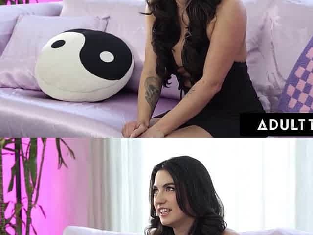 ADULT TIME - Breathtaking Darksome-Haired Megan Mistakes DESIRES Unfathomable Vehement Sex From Hung Stud