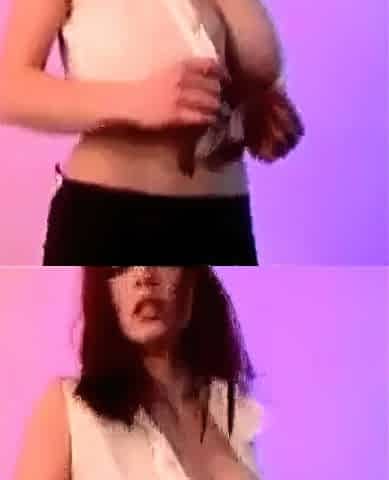 Big-Titted Merelyn Sakove's Webcam Dance