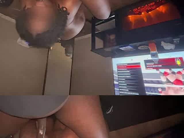 Hot black KNOWS how to get me off the game two