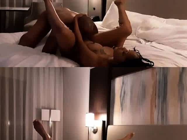 Big-Ass Black Babe's Birthday Creampie