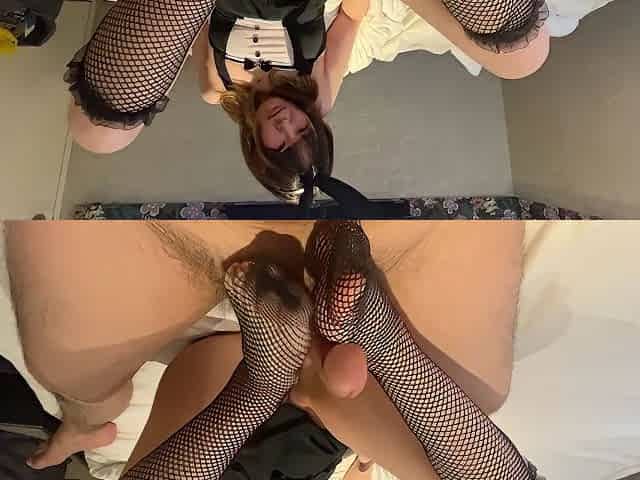 Japanese Bunny Girl Foot Job And Cowgirl
