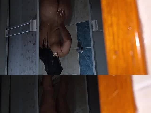 Quickie head by my hot Latina step-mom after shower