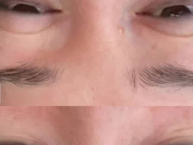 saying I LOVE U repeatedly with a close up of just my eyes for three mins - glimpseofme
