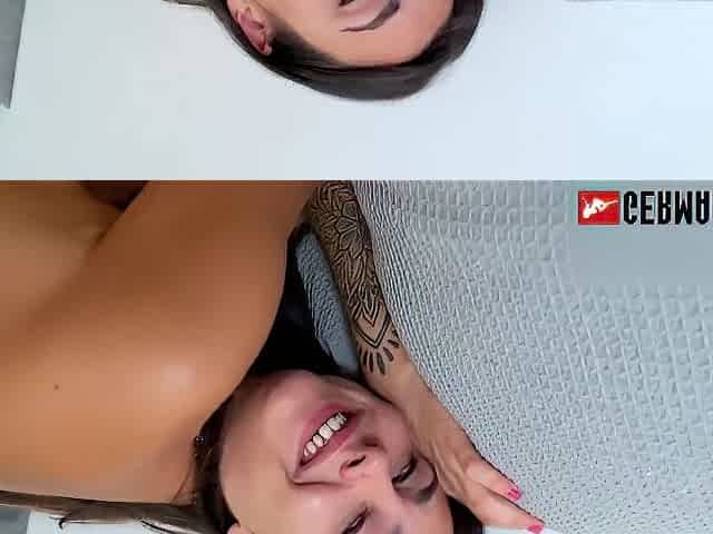 Jenny Fucks Neighbor Boy With Dildo - 4x Cumshot