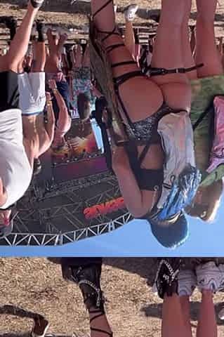 Juicy big butts outdoor