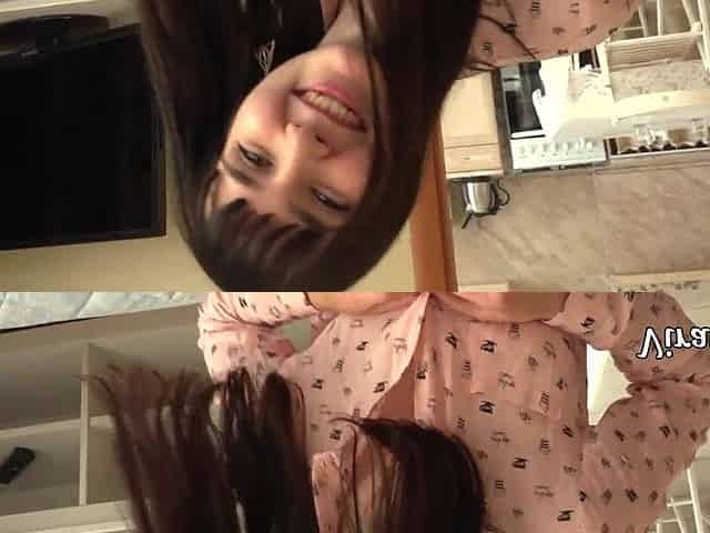 Shy Beauty Lika Blackberry Banged in Each Gap