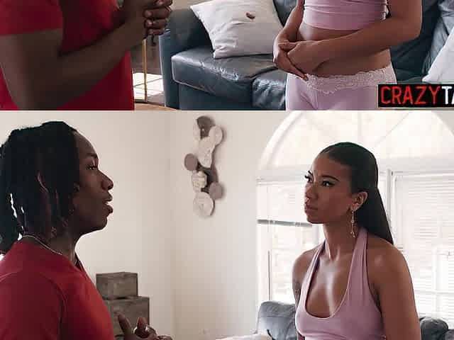 Ebony ally Ameena Green screwed lesbo allies Destiny Mira and black Ameena Green